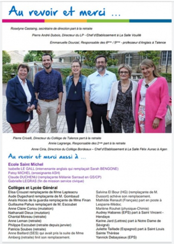 2020 départs à la retraite